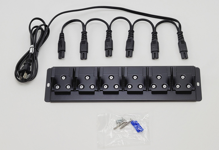 6 Gang Charger Bracket - 2602-06B